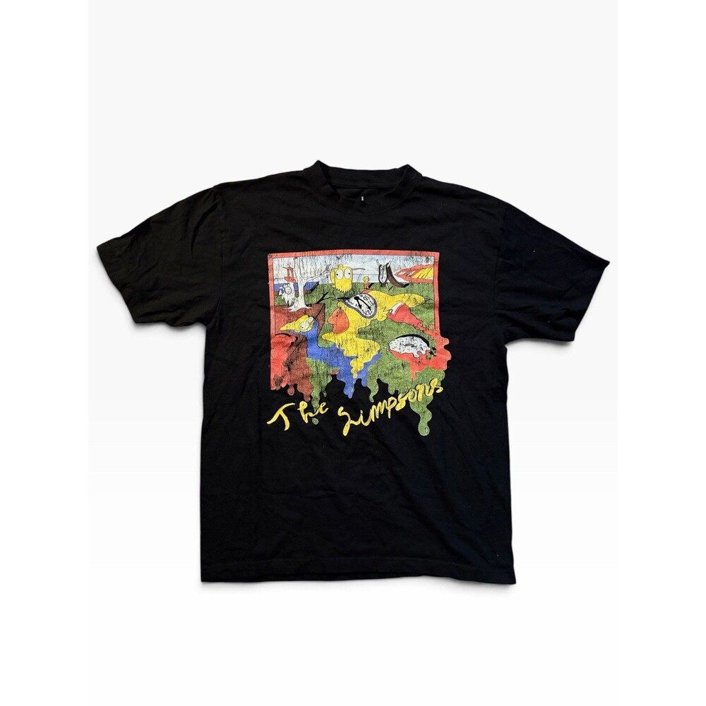 Vintage Simpsons Dali T-shirt Rare Mens Size Large